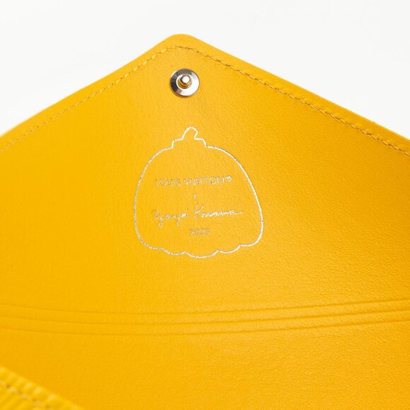 Louis Vuitton x Yayoi Kusama Kirigami Yellow Epi Dotted Pochette - Picture 8 of 10